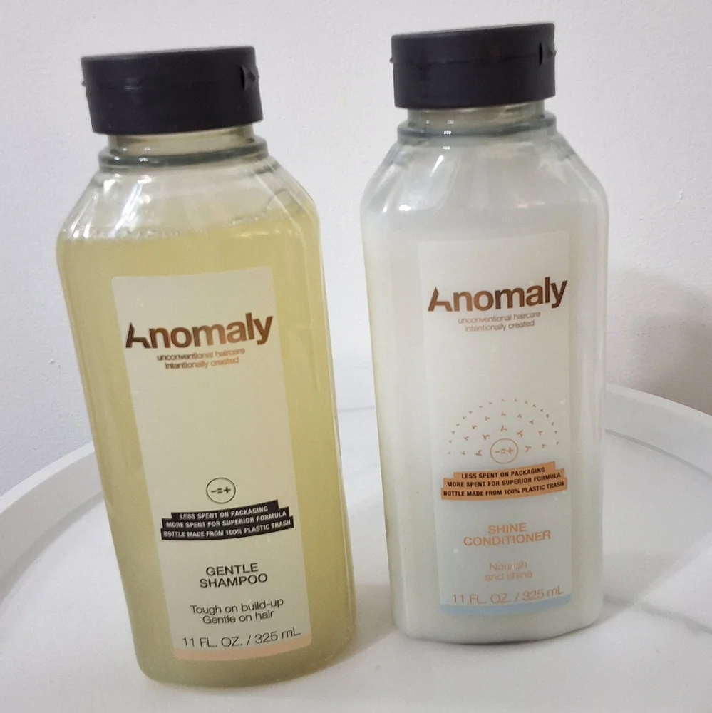 Anomaly Gentle Shampoo & Anomaly Shine Conditioner, 11 Fl Oz, NEW, Hair Care